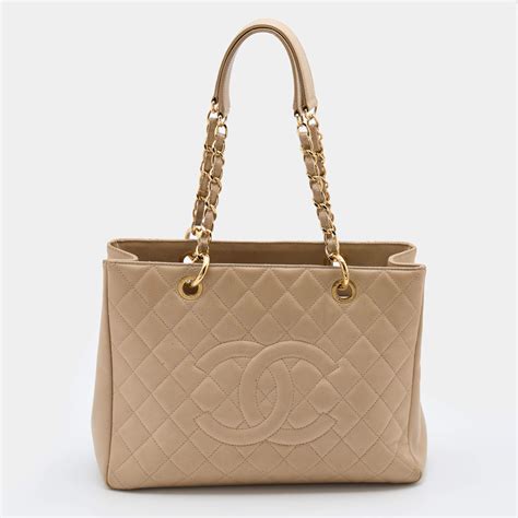 chanel beige gst price|Chanel gst caviar.